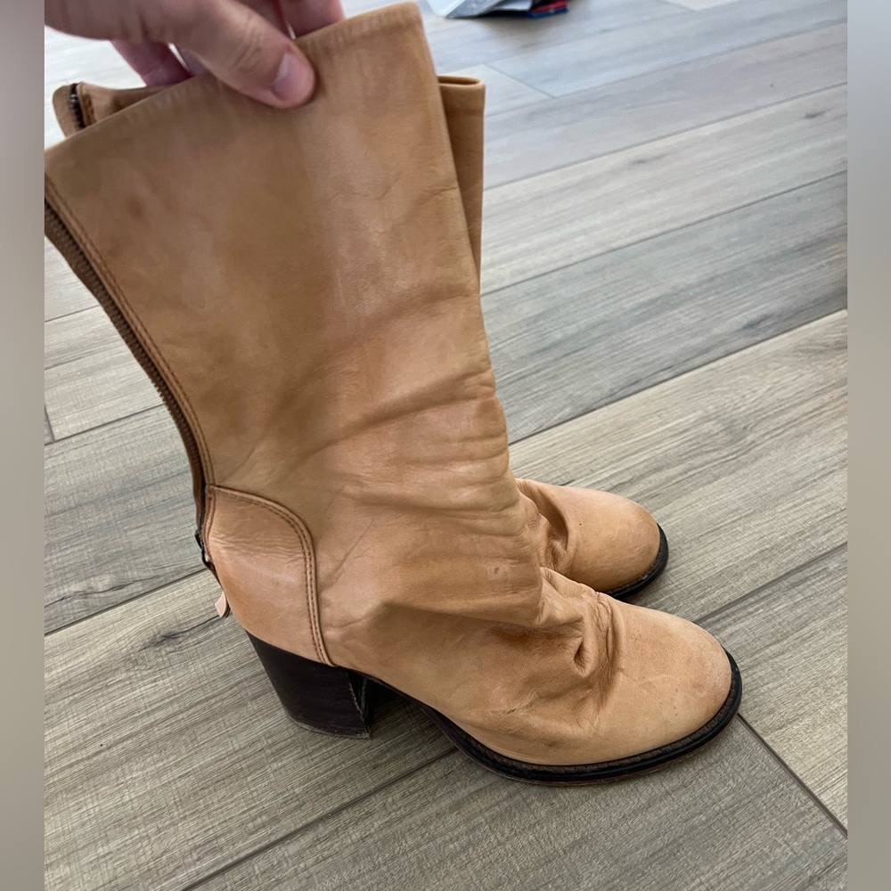 Ellee Free People Tan leather Boots